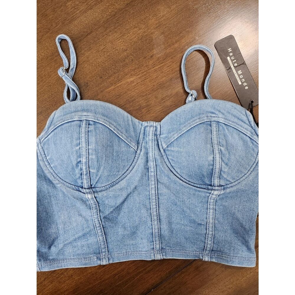Denim Crop Top